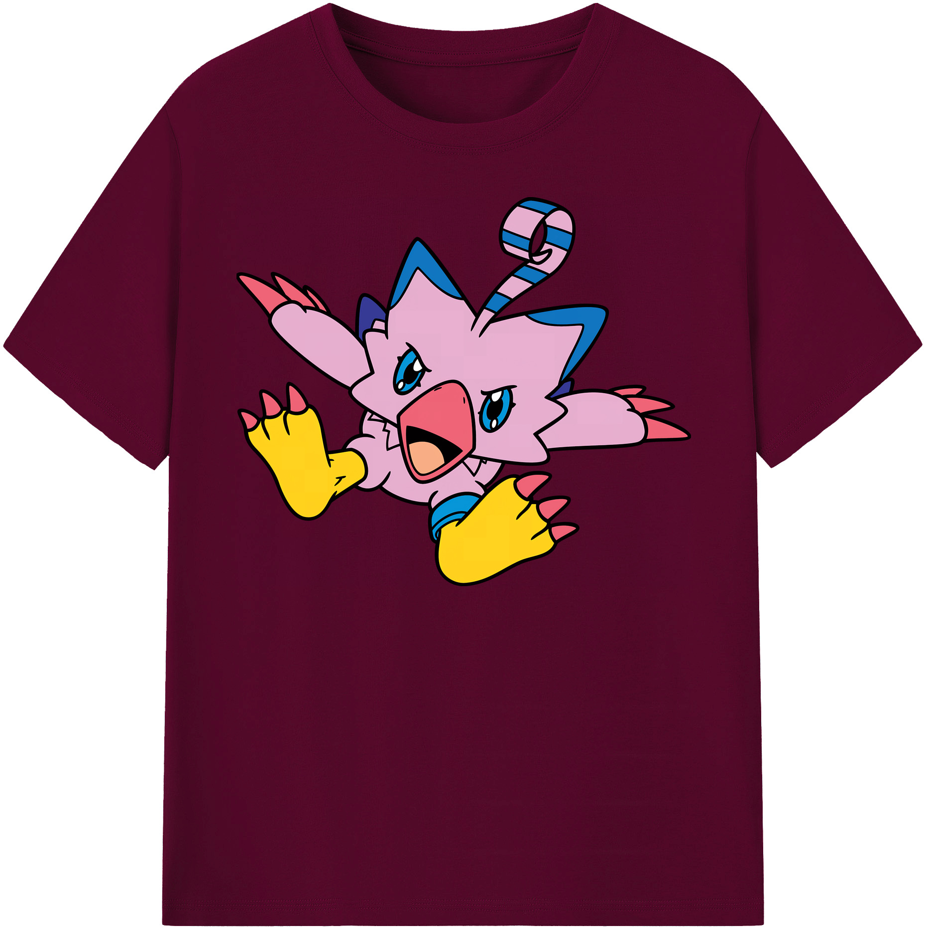 （画像用） Digimon デジタルモンスター/デジモン レディースカジュアルプリントTシャツ（綿100％）
